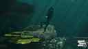 Mergulhador no fundo do mar - GTA V