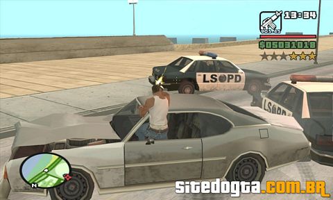 Mod de atirar dirigindo para GTA San Andreas