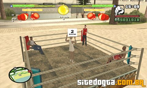 Mod do Ringue de boxe para GTA San Andreas