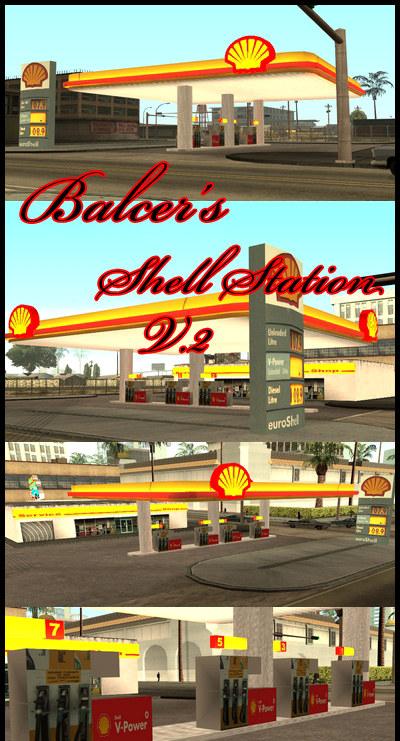 Mod do Posto da Shell (v2) para GTA San Andreas