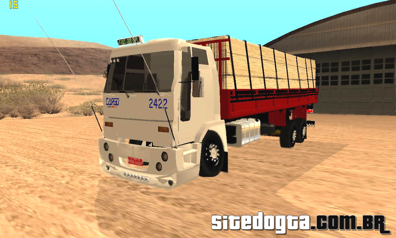 Caminhão Ford Cargo 1415 para GTA San Andreas - Jogos Palpite Digital