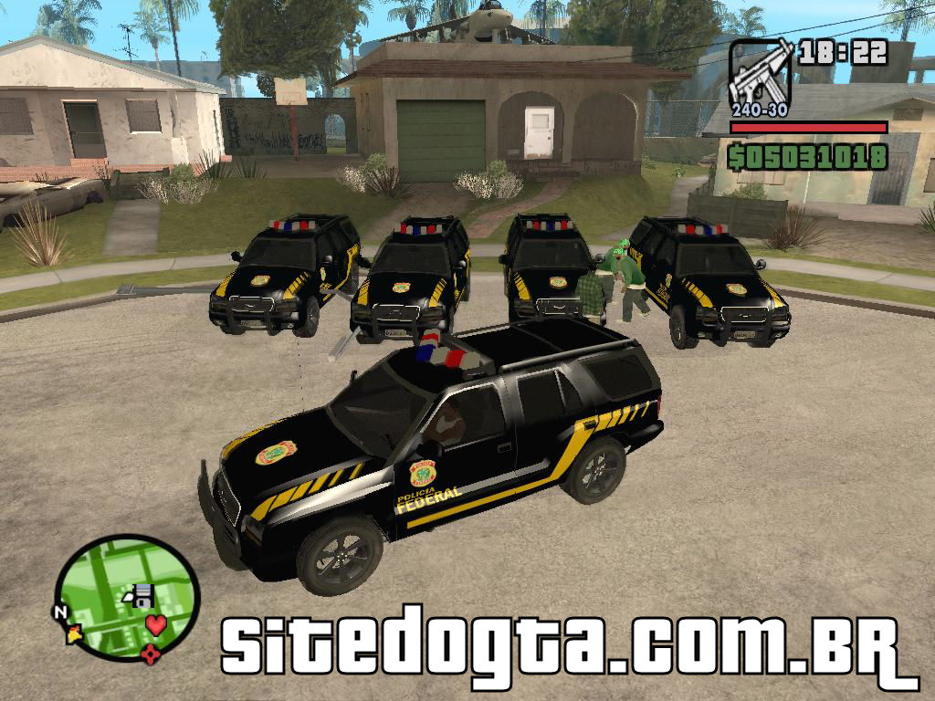 Blazer da Polícia Federal para o GTA San Andreas - Palpite Digital