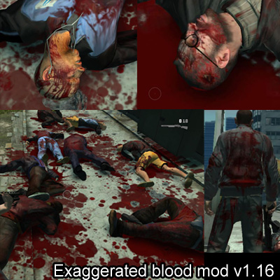 Exagero de sangue (Exaggerated blood mod)
