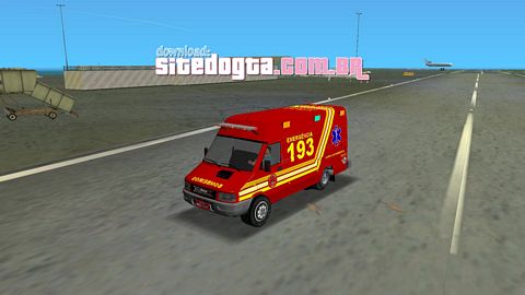 Iveco Turbo Daily do corpo de bombeiros de So Paulo para GTA Vice City