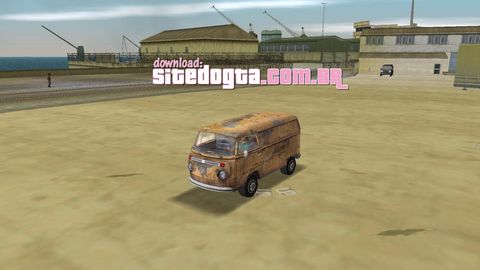 Volkswagen Kombi enferrujada para GTA Vice City